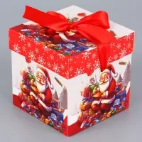 Коробка Самосборная "Колокольчики" 10х10х10 см 9594037