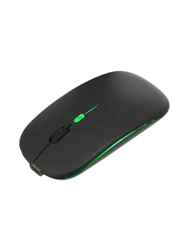 Мышь MB-2.4 беспроводная, оптическая, подсветка, 1600 dpi, USB+BT, чёрная Мышь MB-2.4 беспроводная, оптическая, подсветка, 1600 dpi, USB+BT, чёрная