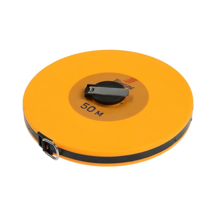 Рулетка геодезическая ТУНДРА, фиберглассовая лента, закрытый корпус, 50 м х 13 мм Рулетка геодезическая ТУНДРА, фиберглассовая лента, закрытый корпус, 50 м х 13 мм