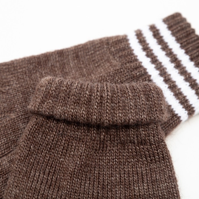 Перчатки одинарные детские, цвет коричневый, размер 16 (9-12 лет) Перчатки одинарные детские, цвет коричневый, размер 16 (9-12 лет)