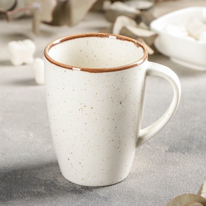 Кружка Beige, 250 мл, фарфор, цвет бежевый Кружка Beige, 250 мл, фарфор, цвет бежевый