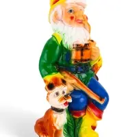 Садовая фигура из гипса &laquo;Гном - охотник&raquo;, 30&times;40&times;70 см