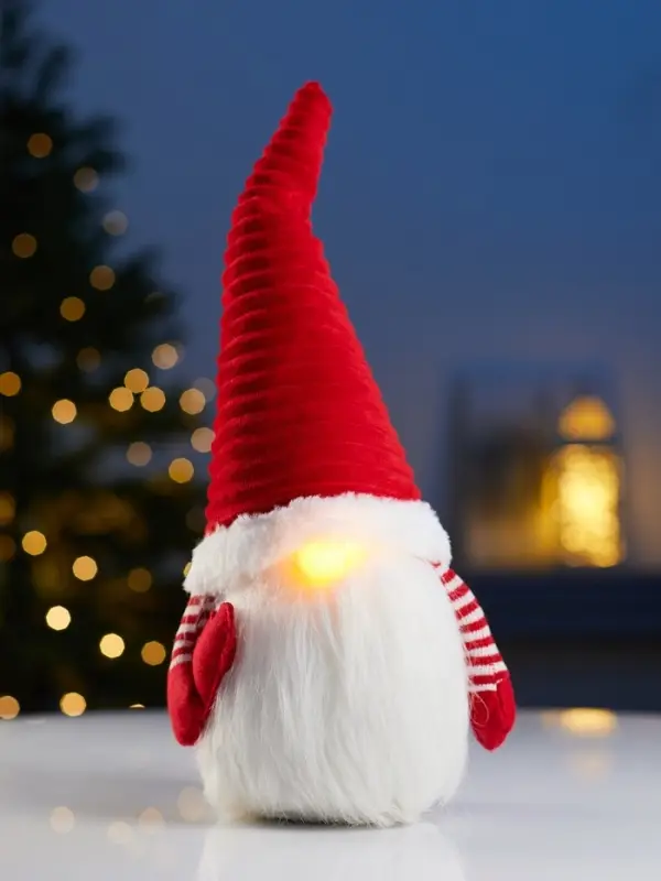 Фигура текстиль «Гном романтик в красном» 40 см, 1LED, LR1130х3 (в компл.), Т/БЕЛЫЙ Фигура текстиль «Гном романтик в красном» 40 см, 1LED, LR1130х3 (в компл.), Т/БЕЛЫЙ