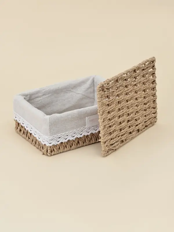 Корзины для хранения SL Home, плетёные, ручной работы, 3 шт.: от 18&times;12&times;8 см до 26&times;20&times;12 см