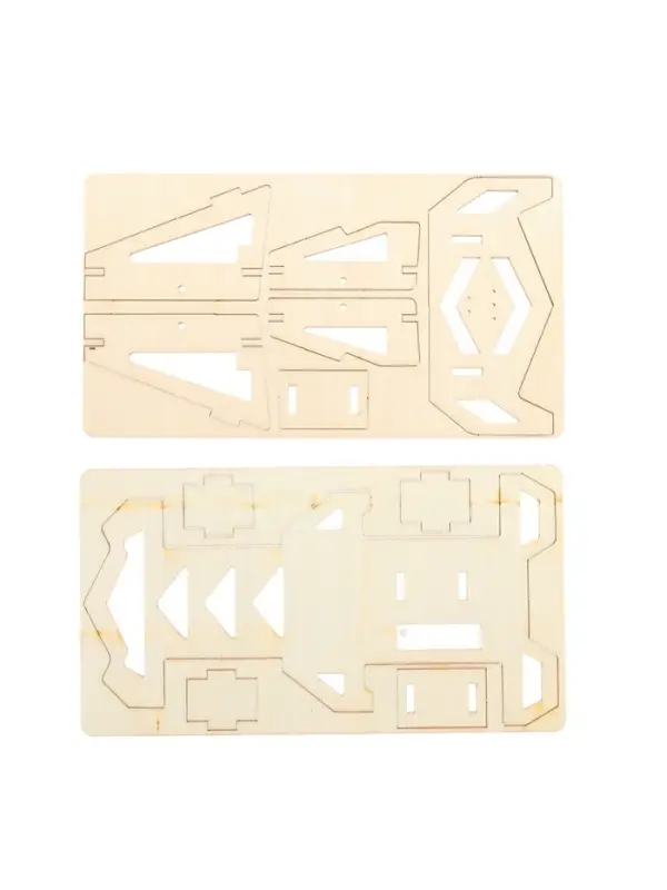 Электронный конструктор &laquo;Спорткар&raquo;, из дерева, работает от батареек