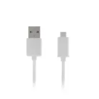 Кабель Luazon, microUSB - USB, 1 А, 1 м, белый