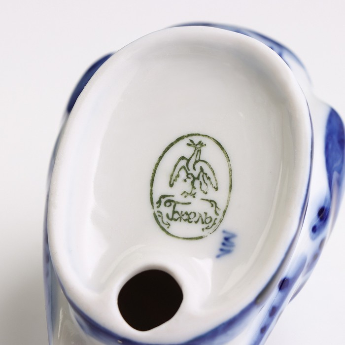 Сувенир "Голубь" малый, 13х6х10,5см, гжель