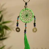 Брелок &laquo;Ловец снов&raquo;, 4&times;15 см, светло-зелёный