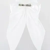 Заколка-автомат для волос "Абель" 35х19 см, белый