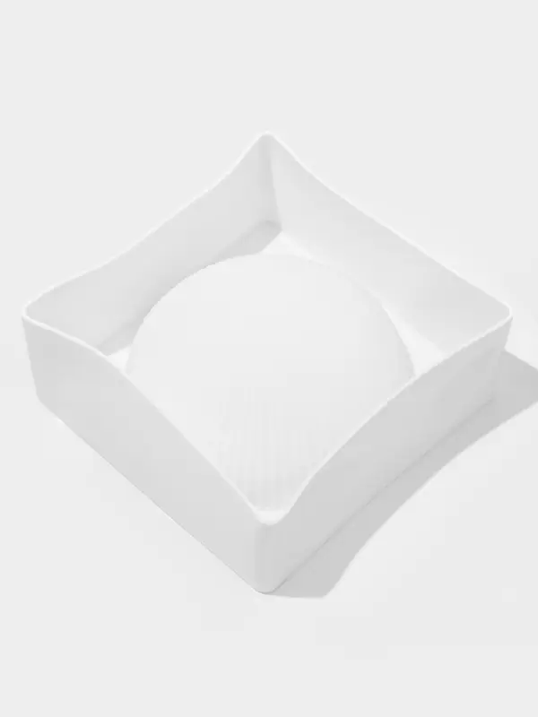 Форма для муссовых десертов и выпечки KONFINETTA &laquo;Полусфера&raquo;, силикон, 19.4&times;8 см, d=16 см, белая