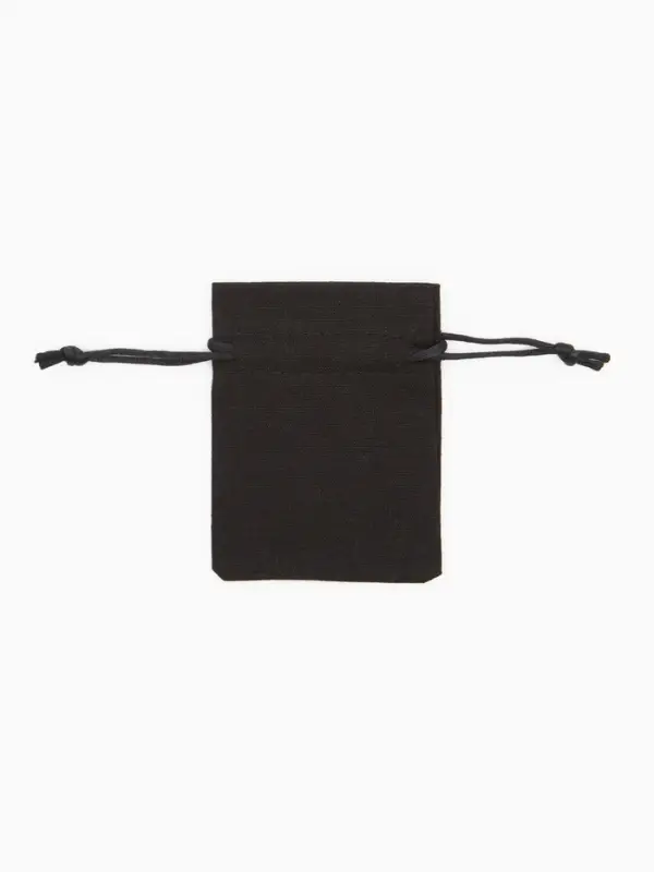 Мешочек подарочный «Хлопок», 7×9 см, чёрный Мешочек подарочный «Хлопок», 7×9 см, чёрный