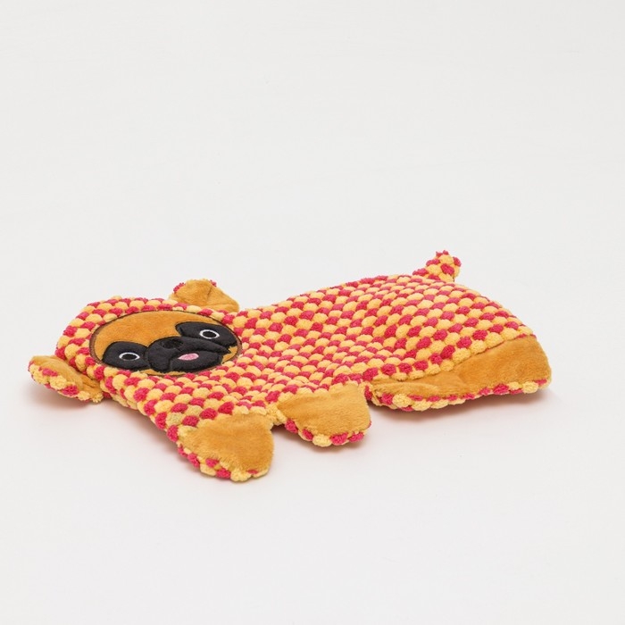 Игрушка текстильная Игрушка текстильная "Плоский мопс", 27 х 20 см