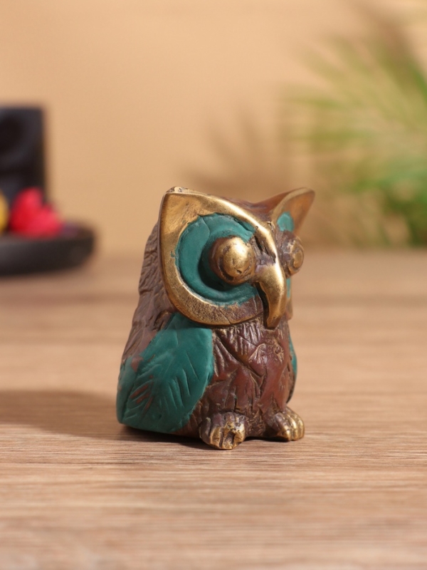 Сувенир бронза Сувенир бронза "Совёнок" 4х5х4 см