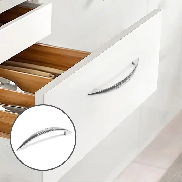 Ручка-скоба мебельная STANDART РС003 м/о 96 мм, цвет хром Ручка-скоба мебельная STANDART РС003 м/о 96 мм, цвет хром