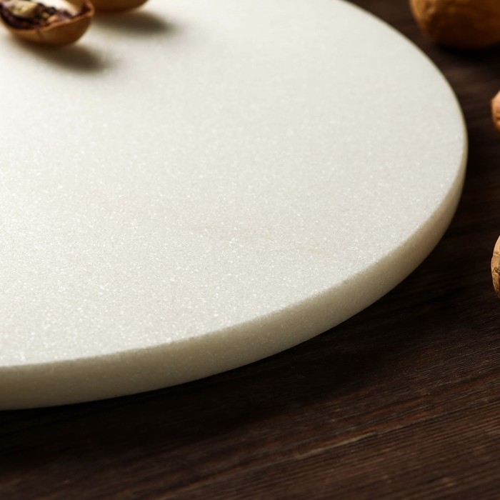 Доска для подачи Magistro Marble, d=30 см, из мрамора Доска для подачи Magistro Marble, d=30 см, из мрамора