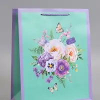 Пакет подарочный ламинированный &laquo;От души&raquo;, 26&times;12&times;32 см