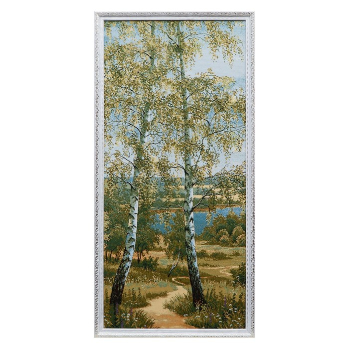 Гобеленовая картина Гобеленовая картина "Две березы" 51*100 см