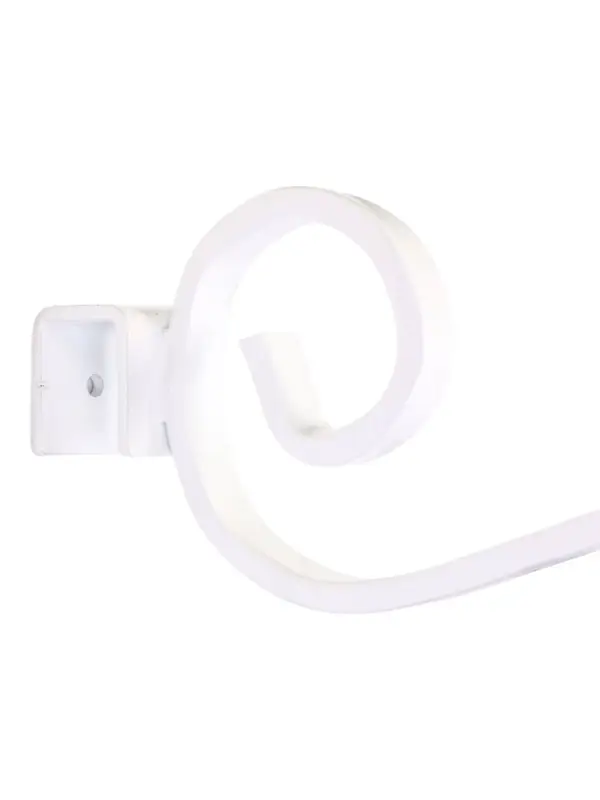 Кронштейн для кашпо навесной 27 см (забор, перила, козырьки) металл (зацеп 20 мм / 25 мм), белый 109