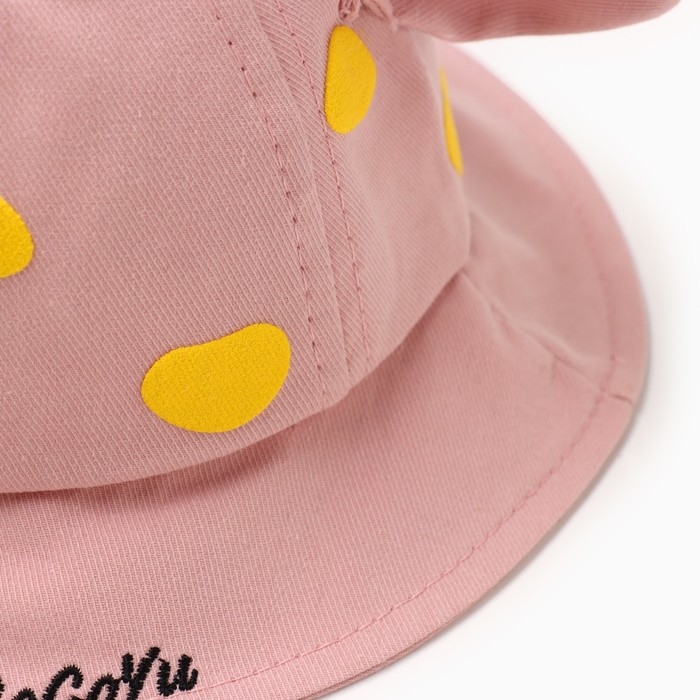 Панама для девочки Панама для девочки "Коровка" MINAKU цвет розовый, р-р 50