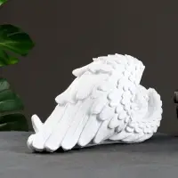 Фигура &laquo;Ангел в крыле большой&raquo; 17&times;38&times;21 см, белый