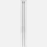 Спицы для вязания, прямые, с тефлоновым покрытием, d=4 мм, 35 см, 2 шт.