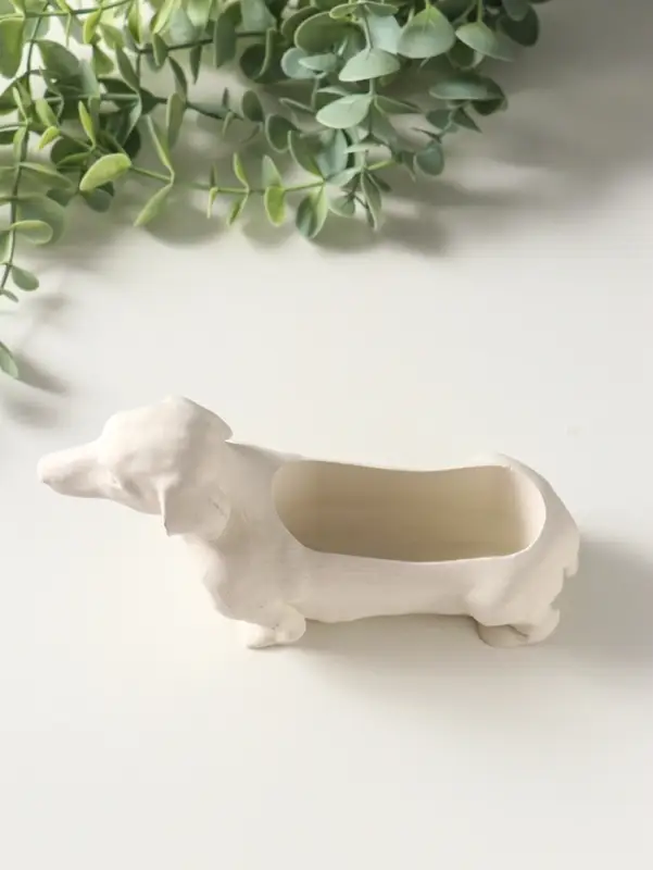 Подставка для мелочей &laquo;Такса&raquo;, 10&times;15&times;5 см, гипс