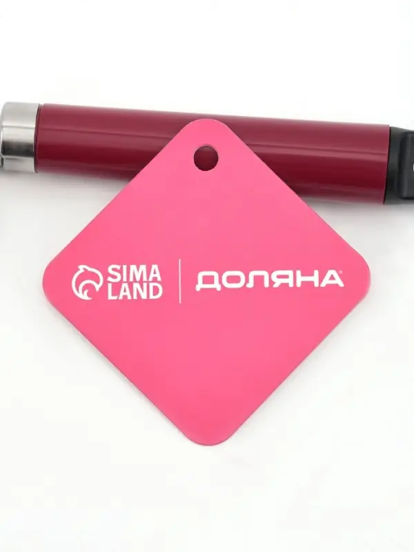 Нож для фигурной нарезки Доляна &laquo;Вкус&raquo;, 18.5&times;5.5 см, бордовый