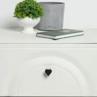 Ручка-кнопка мебельная CAPPIO HEART, черный