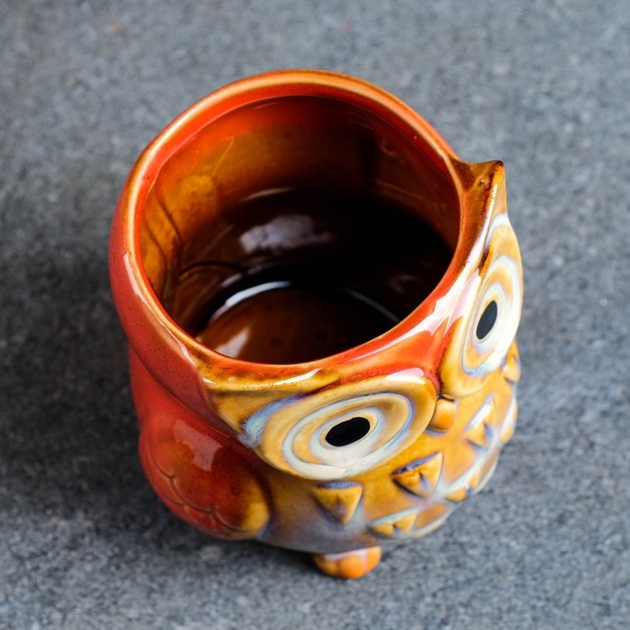 Набор кашпо  Набор кашпо "Филин" 10х8х8см, МИКС