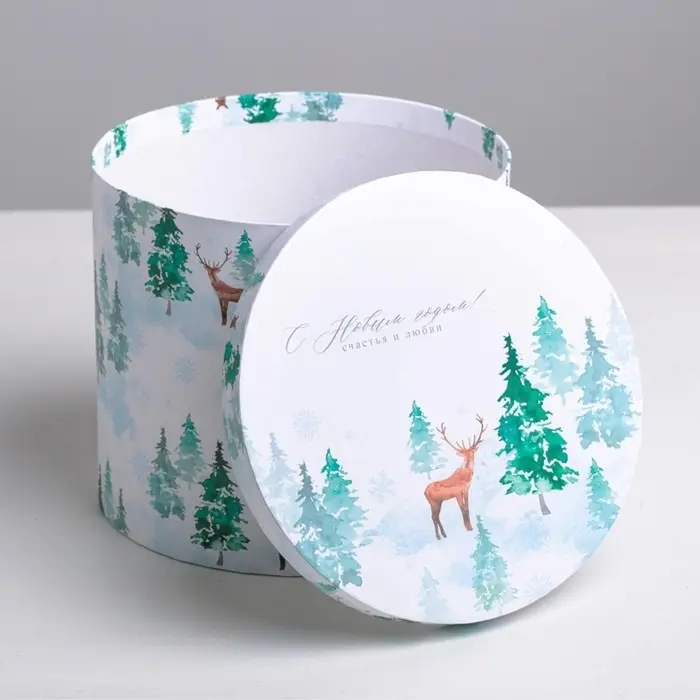 Набор подарочных коробок 5 в 1 &laquo;Европейский&raquo;, 13&times;14 ‒ 19.5&times;22 см, Новый год