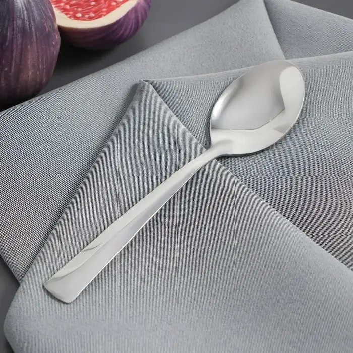 Ложка чайная Доляна «Майя», длина 13.4 см, толщина 1.2 мм, серебристая Ложка чайная Доляна «Майя», длина 13.4 см, толщина 1.2 мм, серебристая