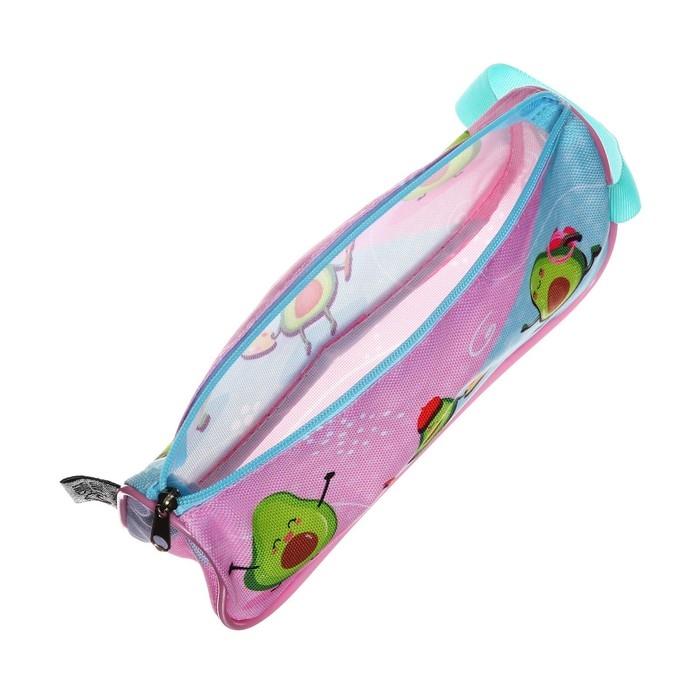 Пенал мягкий 1 отделение, 100 х 200 х 45 мм, объёмный, с ручкой Пенал мягкий 1 отделение, 100 х 200 х 45 мм, объёмный, с ручкой "Авокадо"