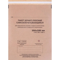 Крафт-пакет для стерилизации 250 х 320 мм самокл. 100 шт/уп Террамед