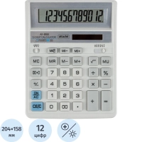 Калькулятор настольный ПОЛН/Р Attache AF-888,12р,дв.пит,204x158мм, белый