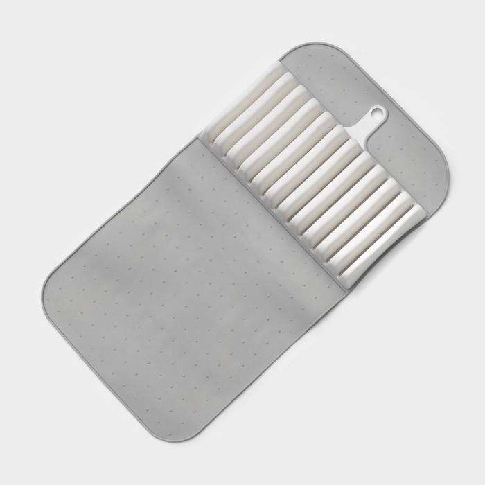 Подставка для ножей Griten, 37,5×20×5 см, цвет серый