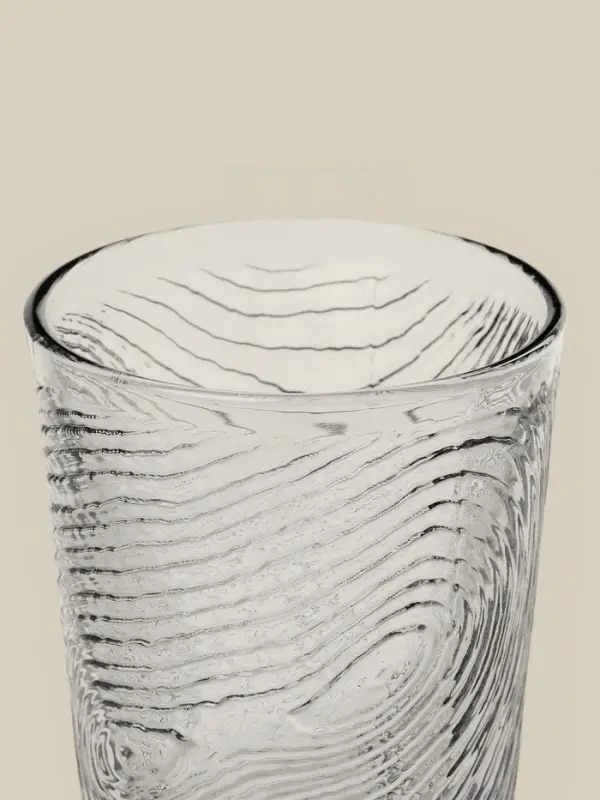 Стакан высокий SL-Home &laquo;Барк&raquo;, 360 мл, стекло, серый