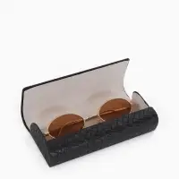 Футляр для очков Июнь2502 15,5*6*3 см, магнит, черный