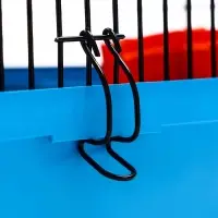 Клетка для грызунов "Мини" двухярусная, 29 x 25 х 32 см, синий Клетка для грызунов "Мини" двухярусная, 29 x 25 х 32 см, синий