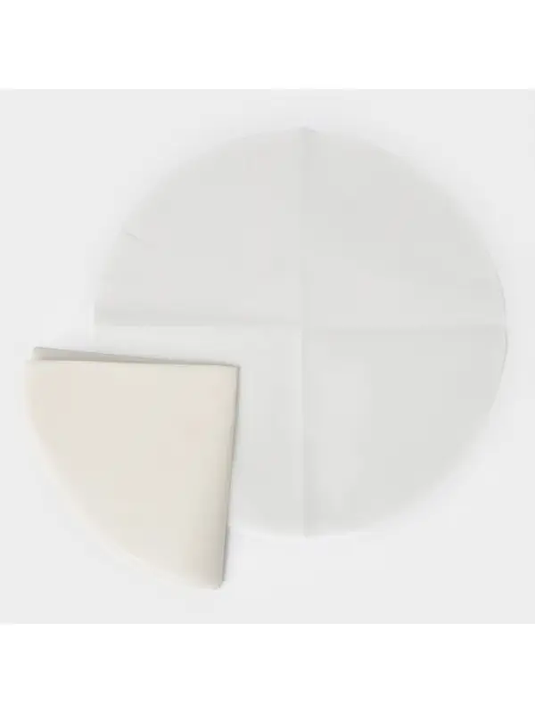 Бумага для выпечки круглая силиконизированная Gurmanoff, d=36 см, пергамент набор 5 листов, белая