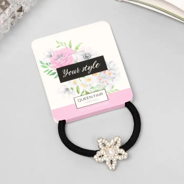 Резинка для волос "Вега" цветок, 5 см