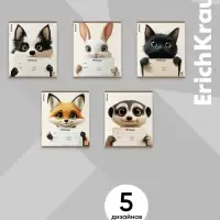 Тетрадь 12 листов в линейку ErichKrause Note Friends, МИКС