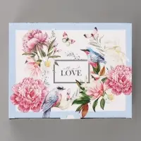 Коробка‒пенал, упаковка подарочная, Love, 30&times;23&times;12 см