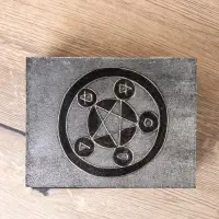 Шкатулка "Цветок жизни" 19х15х7 см, МДФ Шкатулка "Цветок жизни" 19х15х7 см, МДФ