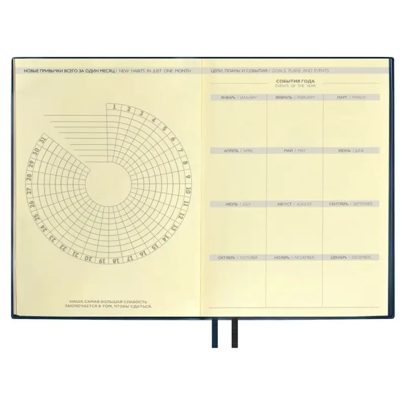 Ежедневник Avila, недатированный, синий Ежедневник Avila, недатированный, синий