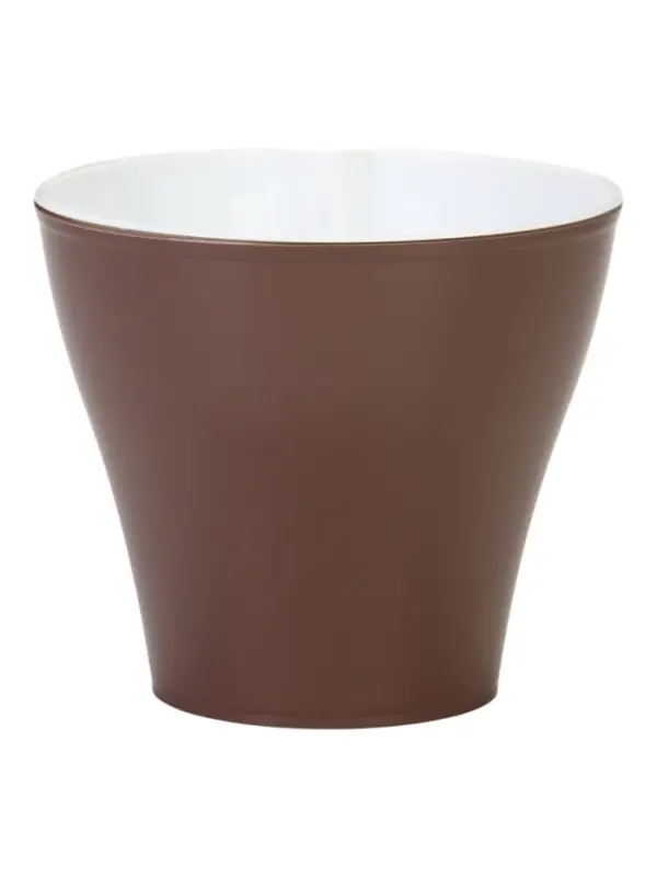 Кашпо со вставкой 1 л "Афина", цвет мокко