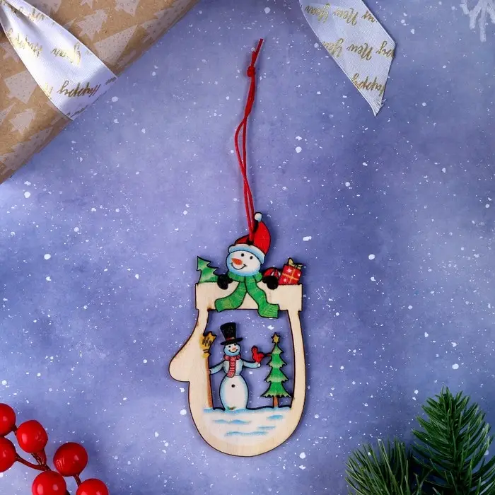 Елочная игрушка «Новогодние подарочки», МИКС Елочная игрушка «Новогодние подарочки», МИКС