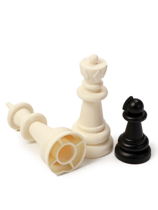 Шахматы 40 х 40 см, король h-5.6 см, d-2.3 см, фигуры пластик Шахматы 40 х 40 см, король h-5.6 см, d-2.3 см, фигуры пластик
