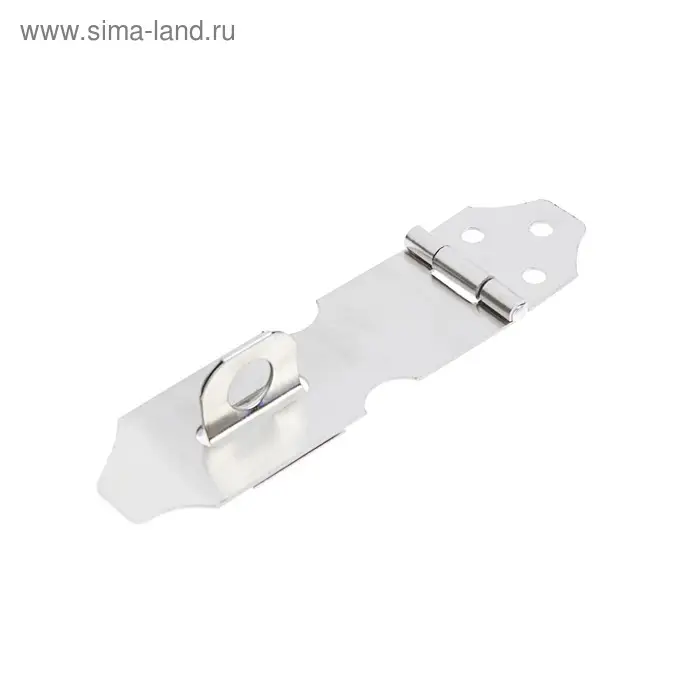 Накладка с проушиной для навесного замка, 95 мм, нержавеющая сталь