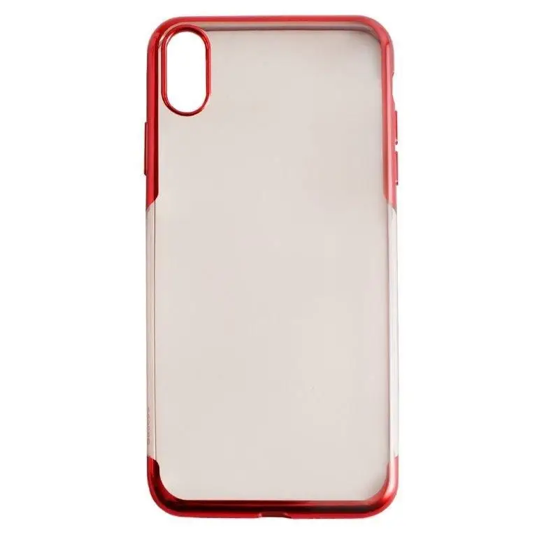 Чехол Iph XS Max Baseus Shining с рамкой красный Чехол Iph XS Max Baseus Shining с рамкой красный