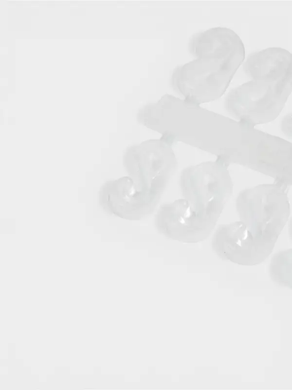 Карниз струнный, двухрядный, 10 м (ряд 5 м), пластиковый крючок